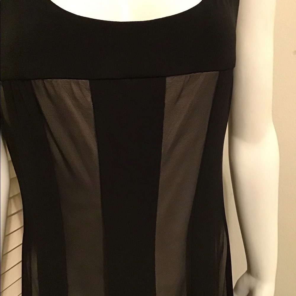 Little sheer black party dress